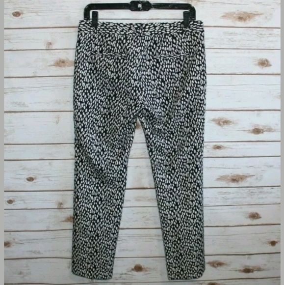 Banana Republic Jacquard Leopard Pants 4P - Picture 4 of 8